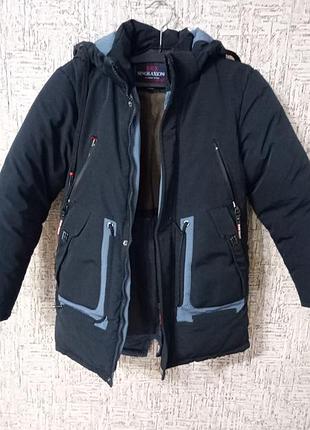 Куртка парка 122 см 7-8 р