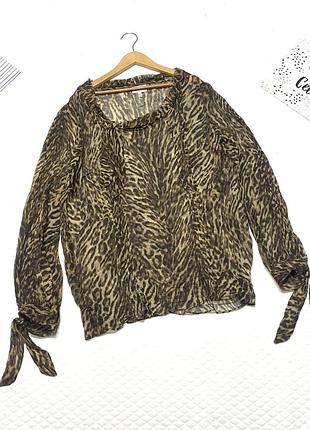 Шифоновая блуза с завязками от известного бренда karen millen