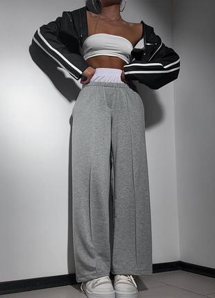 Спортивні штани з резинкою в поясі3 фото
