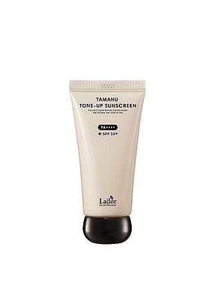 Осветительный солнцезащитный крем с маслом тамана la'dor tamanu tone-up sunscreen spf 50+ pa++++