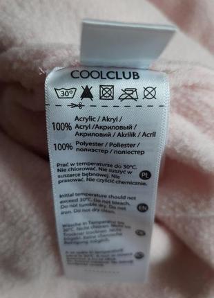 Шапочка и варежки на девочку cool club