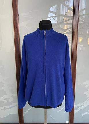 Кашемірова кофта бомбер the cashmere centre 100% pure cashmere, кашемір