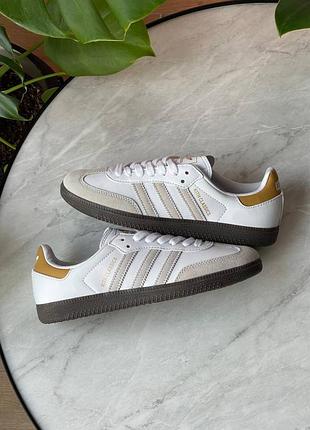 Женские кожаные кеды на весну adidas paint og 🆕 кроссовки адидас самба