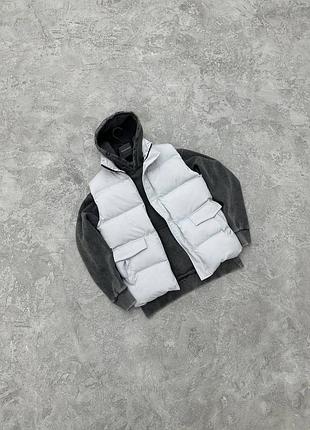 Мужская жилетка матовая плащевка синтепон