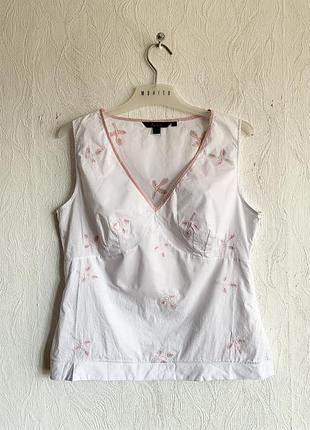 Бавовняна блуза топ