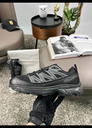 Чоловічі кросівки salomon xt-6 expanse all black grey