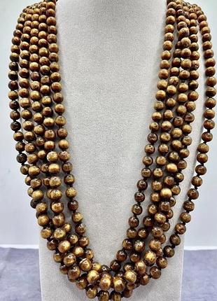 Натуральний корал , кольє, намисто 64 см