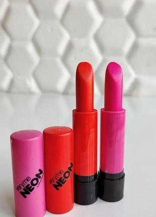 Помада для губ от орифлейм 23465 alarming orange 23464 screaming pink neon oriflame veryme