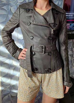 Косуха из натуральной кожи.