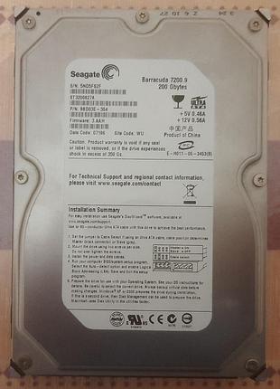 Жорсткий диск seagate st3200827a 200 gb ide, як новий + подарунки тест ок