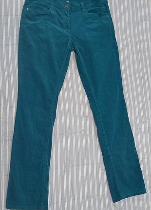 Фирменные джинсы вельветовые микровельветы стрейчевые 42