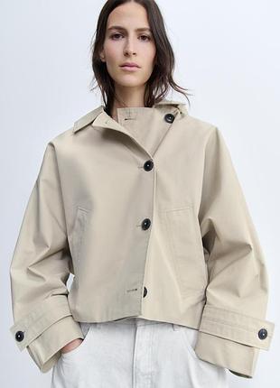 Водоотталкивающий тренч zw collection