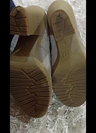 Замшеві ботильйони esprit