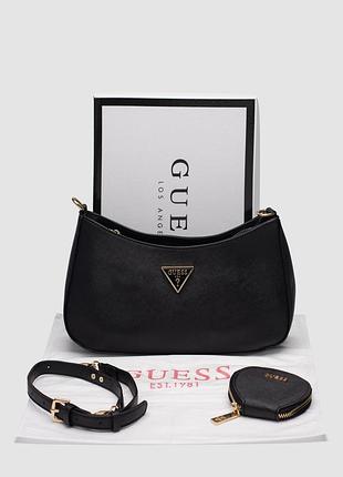 Guess noelle quattro g shoulder bag black 🖤