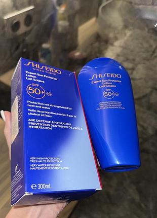 Shiseido оригинал солнцезащита spf50 солнцезащитный крем