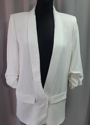 Пиджак женский белый zara woman
