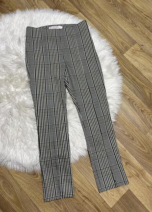 Брюки жіночі в клітинку 🤎🤍