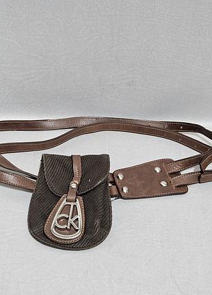 Интересная поясная сумочка-кошелек calvin klein