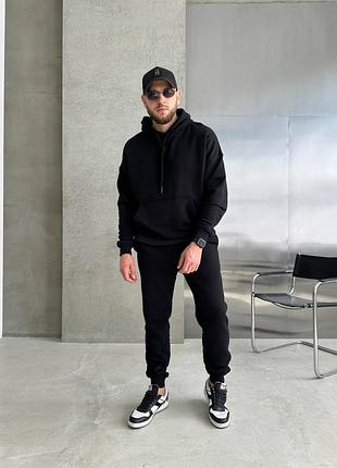 ‼️не кошлатиться‼️весняний спортивний чоловічий костюм штани + худі з капюшоном, чоловічий спортивний костюм тринитка петля 90% бавовна, 747