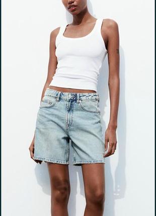 Шорты бермуды zara новые с биркой s