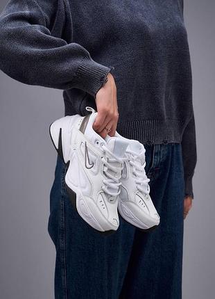 Кроссовки nike m2k tekno essential white black