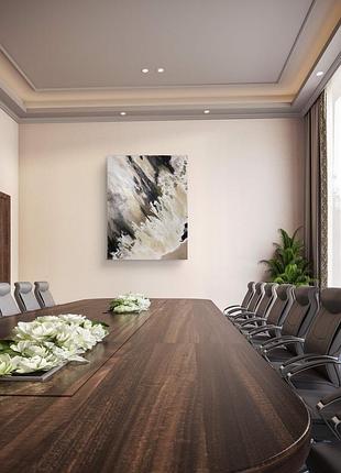 Картина сучасна інтер'єрна. текстурна с золочінням.7 фото