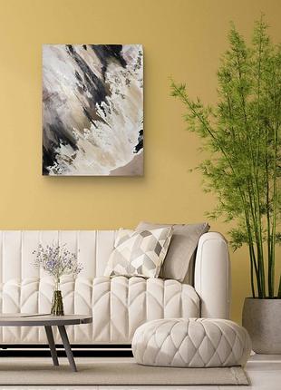 Картина сучасна інтер'єрна. текстурна с золочінням.10 фото