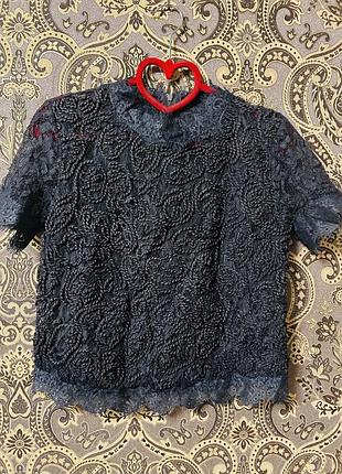 Блуза гипюровая, и