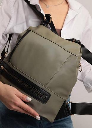 Рюкзак женский хаки