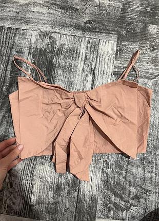 Топ з бантом