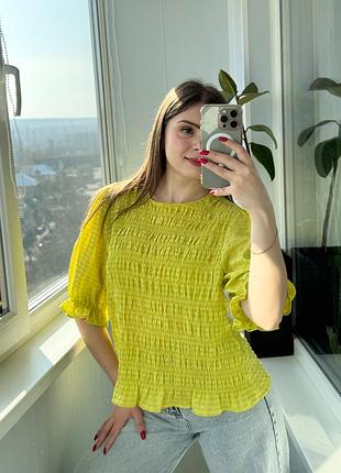 Неонова фактурна блуза 1+1=32 фото