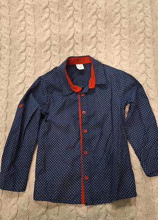 Сорочка рубашка besa kids, на 6 р
