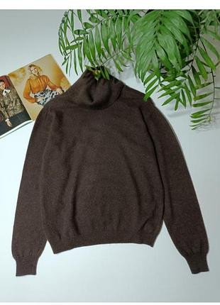 Ангоровый свитер с горловиной m&s