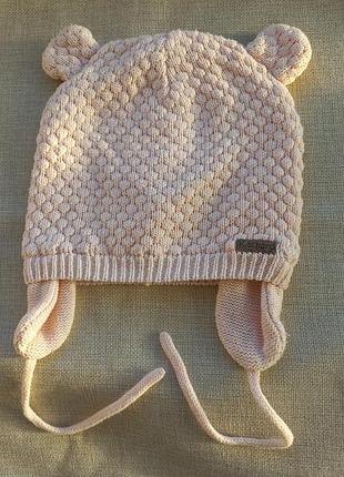 Шапка, на завязках, с ушками 7