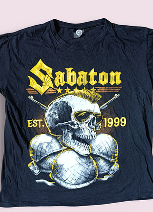 Футболка sabaton x slipknot/merch/hard rock/punk/metal/мерч/рок/панк/метал