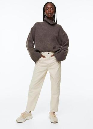 Котонові світлі джинси штани укорочені