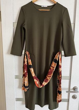 Сукня zara olive s