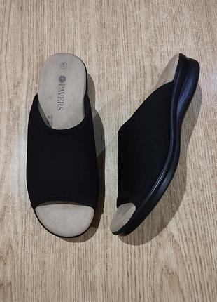 Комфортные шлепанцы pavers италия открытые эластичные