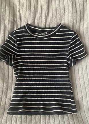 Топ у смужку h&amp;m