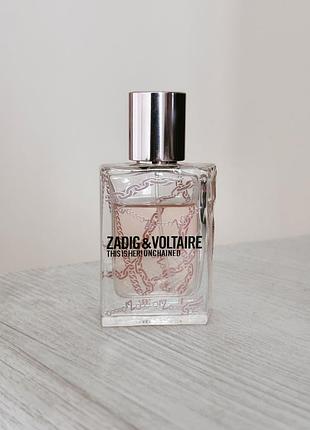 Парфумована вода лімітка zadig&voltaire this is her! unchained