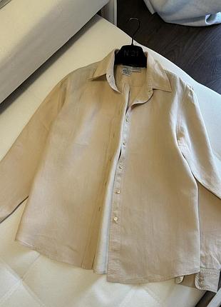 Чудова 💯 льняная рубашка max mara