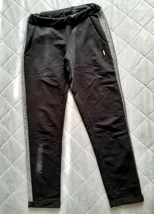 Брюки с лампасами из люрекса👖👖👖