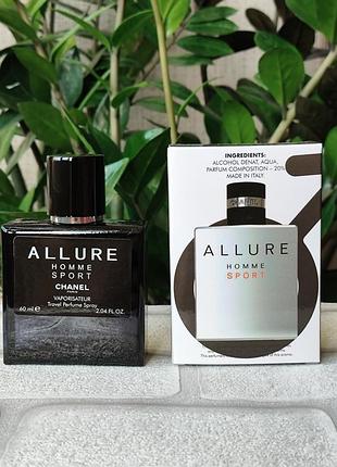 Парфюмированная вода для мужчин allure homme sport алюр