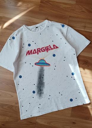 Футболка margiela космический принт лимитированная модель