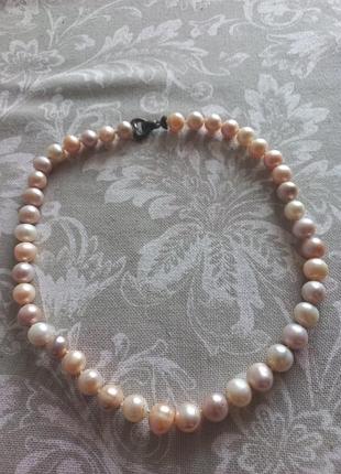 Намисто з  різнокольорових перлів натуральних