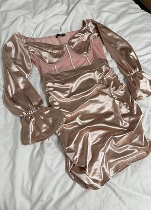 Сукня корсет плт