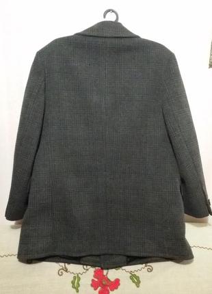 Шерстяное очень теплое полу пальто куртка (пог-61 см)2 фото