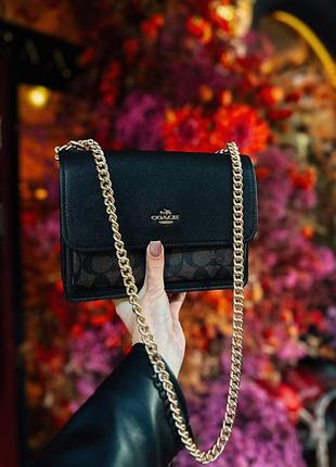 Кожаная сумка coach