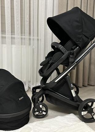 Коляска 2в1 ibebe i-stop с электронным тормозом