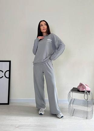 Женский спортивный костюм штаны кофта женский прогулочный повседневный костюм